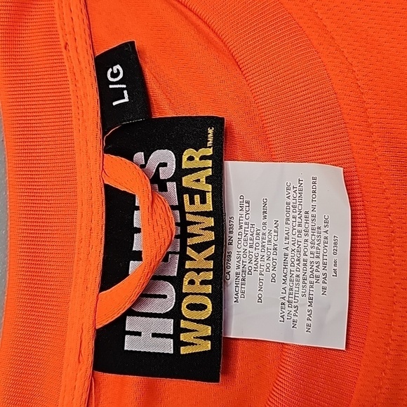 Holmes workwear large reflective 3m short sleeve shirt - Picture 5 of 6